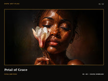 Load image into Gallery viewer, Petals and Poise — 10-Piece Black Woman Floral Frame TV Art Collection | 4K &amp; 8K