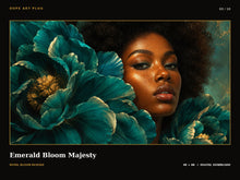 Load image into Gallery viewer, Royal Bloom Reverie — 10-Piece Black Woman Frame TV Art Collection | 4K &amp; 8K
