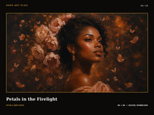 Load image into Gallery viewer, Petals and Poise — 10-Piece Black Woman Floral Frame TV Art Collection | 4K &amp; 8K