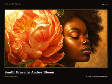 Load image into Gallery viewer, Petals and Poise — 10-Piece Black Woman Floral Frame TV Art Collection | 4K &amp; 8K