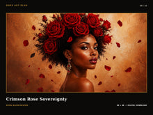 Load image into Gallery viewer, Royal Bloom Reverie — 10-Piece Black Woman Frame TV Art Collection | 4K &amp; 8K