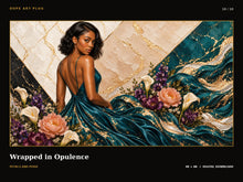Load image into Gallery viewer, Petals and Poise — 10-Piece Black Woman Floral Frame TV Art Collection | 4K &amp; 8K