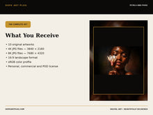 Load image into Gallery viewer, Petals and Poise — 10-Piece Black Woman Floral Frame TV Art Collection | 4K &amp; 8K