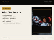 Load image into Gallery viewer, Sovereign Spectrum — 10-Piece Afrocentric Frame TV Art Collection | 4K &amp; 8K