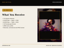 Load image into Gallery viewer, Royal Bloom Reverie — 10-Piece Black Woman Frame TV Art Collection | 4K &amp; 8K