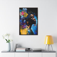 Load image into Gallery viewer, Black Art Gallery Canvas Wrap, Afrocentric Gift, Juneteenth Gift, Vertical Frame