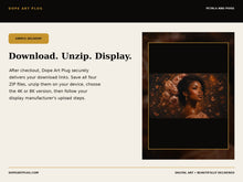 Load image into Gallery viewer, Petals and Poise — 10-Piece Black Woman Floral Frame TV Art Collection | 4K &amp; 8K