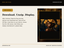 Load image into Gallery viewer, Sovereign Spectrum — 10-Piece Afrocentric Frame TV Art Collection | 4K &amp; 8K