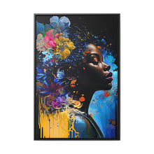 Load image into Gallery viewer, Black Art Gallery Canvas Wrap, Afrocentric Gift, Juneteenth Gift, Vertical Frame