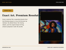 Load image into Gallery viewer, Petals and Poise — 10-Piece Black Woman Floral Frame TV Art Collection | 4K &amp; 8K