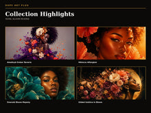 Load image into Gallery viewer, Royal Bloom Reverie — 10-Piece Black Woman Frame TV Art Collection | 4K &amp; 8K