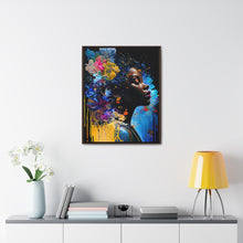 Load image into Gallery viewer, Black Art Gallery Canvas Wrap, Afrocentric Gift, Juneteenth Gift, Vertical Frame