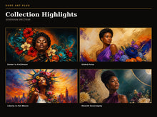 Load image into Gallery viewer, Sovereign Spectrum — 10-Piece Afrocentric Frame TV Art Collection | 4K &amp; 8K