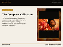 Load image into Gallery viewer, Royal Bloom Reverie — 10-Piece Black Woman Frame TV Art Collection | 4K &amp; 8K