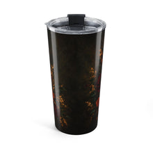Load image into Gallery viewer, 20oz Black Art Portrait Tumbler — Elegant Romantic Floral Travel Cup