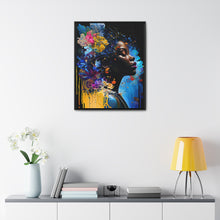 Load image into Gallery viewer, Black Art Gallery Canvas Wrap, Afrocentric Gift, Juneteenth Gift, Vertical Frame
