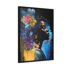 Load image into Gallery viewer, Black Art Gallery Canvas Wrap, Afrocentric Gift, Juneteenth Gift, Vertical Frame