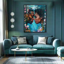 Load image into Gallery viewer, Healing Art Print, Relationship Therapy Decor, Couples Counseling Decor, Ready to Frame