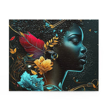 Load image into Gallery viewer, Black woman Aquatic Art Puzzle Family Game (120, 252, 500-Piece)