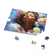 Load image into Gallery viewer, Cloud Art Puzzle Black Art Colorful (120, 252, 500-Piece)