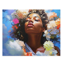 Load image into Gallery viewer, Cloud Art Puzzle Black Art Colorful (120, 252, 500-Piece)