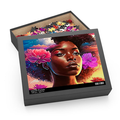 Abstract Cloud Art Puzzle Brain Teaser (120, 252, 500-Piece)