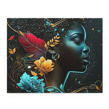 Load image into Gallery viewer, Black woman Aquatic Art Puzzle Family Game (120, 252, 500-Piece)