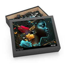 Load image into Gallery viewer, Black woman Aquatic Art Puzzle Family Game (120, 252, 500-Piece)