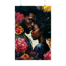 Load image into Gallery viewer, Love and Passion Canvas Art, Affectionate Couple Print, Heartwarming Gift