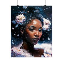 Load image into Gallery viewer, Beautiful Winter Art Perfect Holiday Gift Black Art Home Decor Wall Art