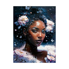 Load image into Gallery viewer, Beautiful Winter Art Perfect Holiday Gift Black Art Home Decor Wall Art