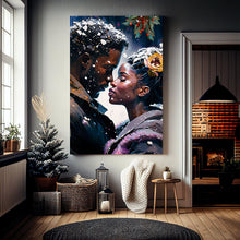 Load image into Gallery viewer, Beautiful Holiday Art Print, Black Art Home Decor, Wall Art, Perfect Gift