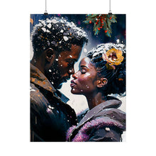 Load image into Gallery viewer, Beautiful Holiday Art Print, Black Art Home Decor, Wall Art, Perfect Gift
