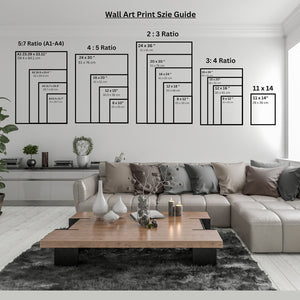 Wall Art Print, Black Art Print for Home Decor, Living Room Art