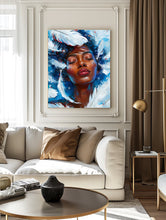 Load image into Gallery viewer, Therapeutic Art, Abstract Painting for Emotional Healing, Mental Health Support &amp; Calming Home Decor