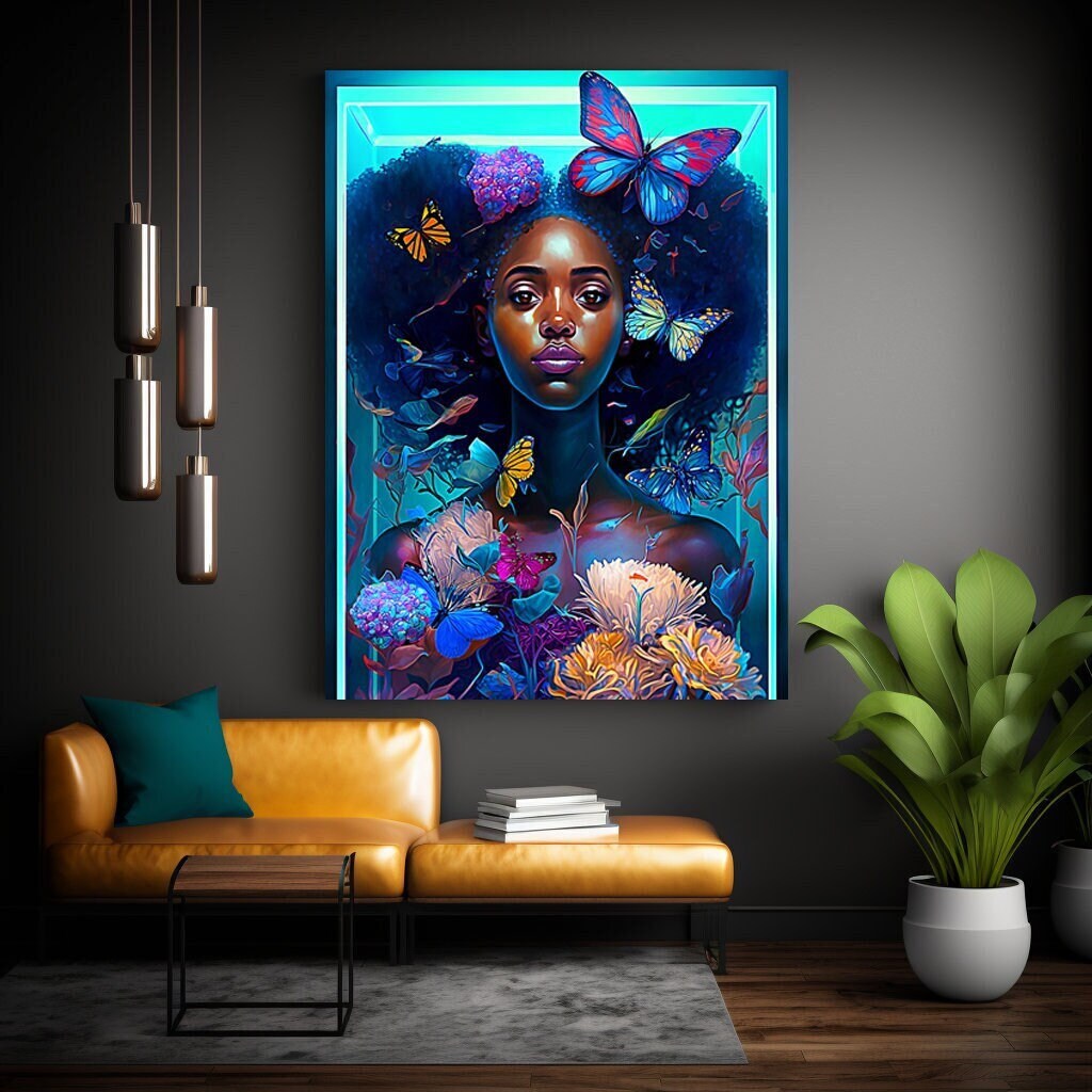 Wall Art Print, Black Art Print for Home Decor, Living Room Art