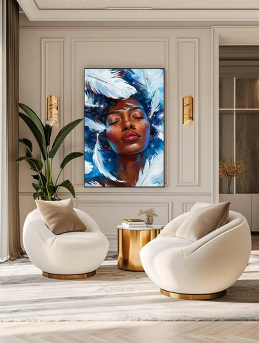 Therapeutic Art, Abstract Painting for Emotional Healing, Mental Health Support & Calming Home Decor