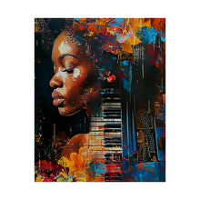 Load image into Gallery viewer, Abstract Piano Art Print - Musical Wall Decor, Piano Keys Poster, Musician Gift, Modern Home Art, Unique Music Room Decoration