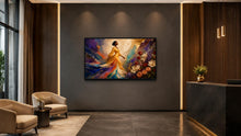 Load image into Gallery viewer, Saffron Gown In A Painted Bloom — Frame TV artwork preview