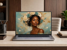 Load image into Gallery viewer, Crowned In Serenity — Frame TV artwork preview