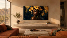 Load image into Gallery viewer, Crowned In Golden Flora — Frame TV artwork preview