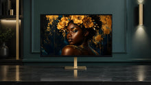 Load image into Gallery viewer, Crowned In Golden Flora — Frame TV artwork preview