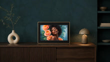 Load image into Gallery viewer, Peach Petal Reverie — Frame TV artwork preview