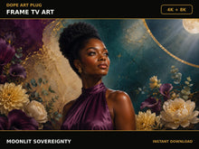 Load image into Gallery viewer, Moonlit Sovereignty — Frame TV artwork preview