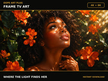 Load image into Gallery viewer, Where The Light Finds Her — Frame TV artwork preview