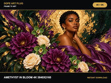 Load image into Gallery viewer, Amethyst In Bloom — Frame TV artwork preview