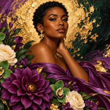 Load image into Gallery viewer, Amethyst In Bloom — Frame TV artwork preview