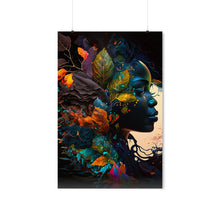 Load image into Gallery viewer, Mother Nature Wall Decor Black Art Print Unique Art Digital Art Print Wall Art Poster Modern Art