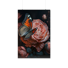 Load image into Gallery viewer, Pink Rose Art Print Digital Prints Wall Art Poster Pink Wall Art Floral Art Digital Art Prints