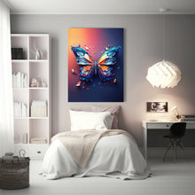 Load image into Gallery viewer, Butterfly Art Print Digital Art Modern Art Girls Bedroom Decor Abstract Wall Decor Butterfly Poster